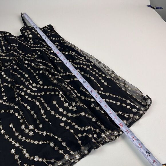 Moda International Y2K Corset Mini Dress 6 Sparkly Gothic Whimsigoth grunge - Picture 8 of 12